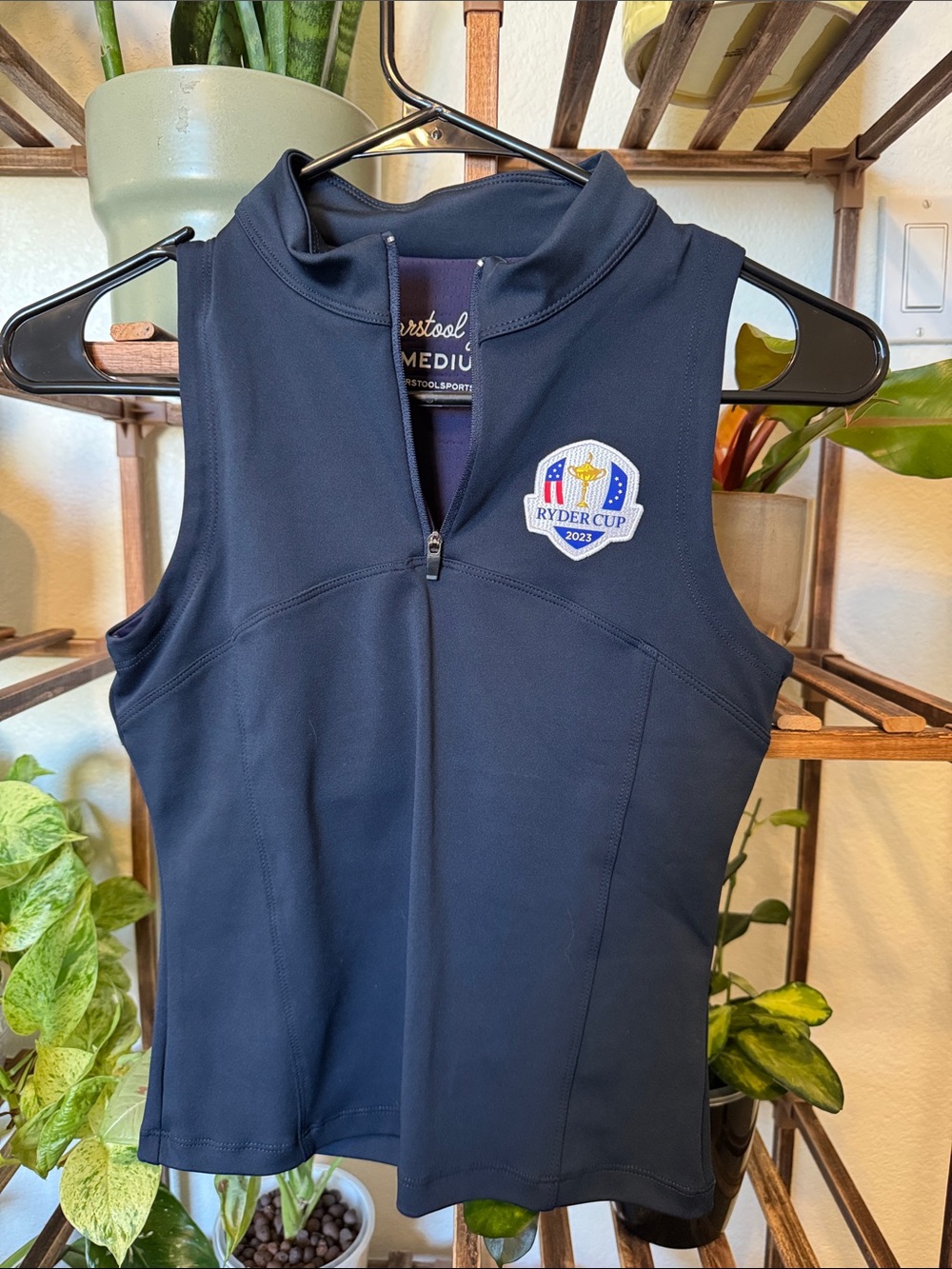 Barstool Golf Navy Sleeveless Golf Tank Top